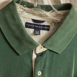 Tommy Hilfiger Men's Olive Polo Shirt
